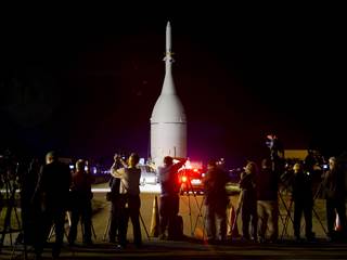 NASA's Orion Capsule Goes to Launch Pad for First Test Flight