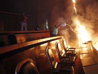 State Assembly Burns as Anger Over Mexico's Missing Students Grows