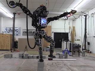 Sweep the Leg! Atlas Humanoid Robot Shows 'Karate Kid' Moves