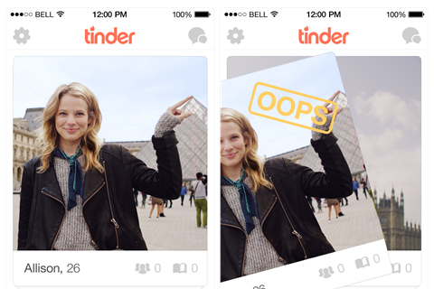 Tinder's New Paid Accounts Let You Undo the Accidental Swipe-Left 