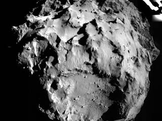 Look Out Below! Lander Sends Image From Descent to Comet