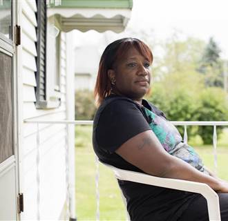 Image: Karen McCleod, 59 of Canton, Ohio, lost her job last September as a re-entry coordinator