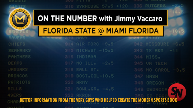 Jimmy V on Florida State @ Miami FL