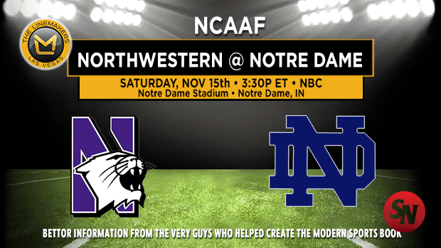 Northwestern Wildcats @ Notre Dame Fighting Irish