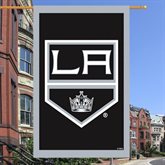 Los Angeles Kings 28’’ x 44’’ Double-Sided Applique Flag - Black