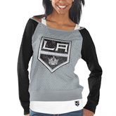 Los Angeles Kings Womens Holy Long Sleeve T-Shirt and Tank Top - Gray/Black