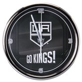 Los Angeles Kings Go Team Chrome Wall Clock