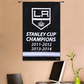 Los Angeles Kings 28" x 44" Two-Sided NHL Champions Banner Flag