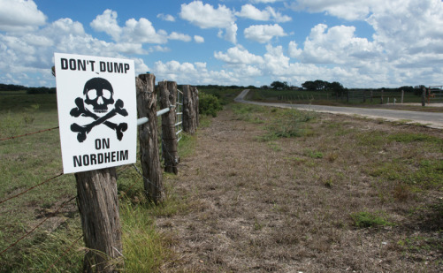 Hohn Road, near the proposed site for the controversial fracking waste pits.