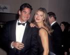 Dean Cain and Brooke Shields attend the National Conference of Christians And Jews' 32nd Annual Humanitarian Award Salute in 1995. Years earlier, they were a couple at Princeton University.