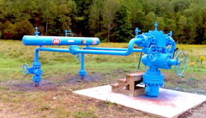 Completed natural gas wellhead installation (conservativenewjersey.com)
