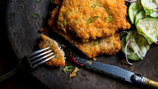 Pork Schnitzel With Quick Pickles