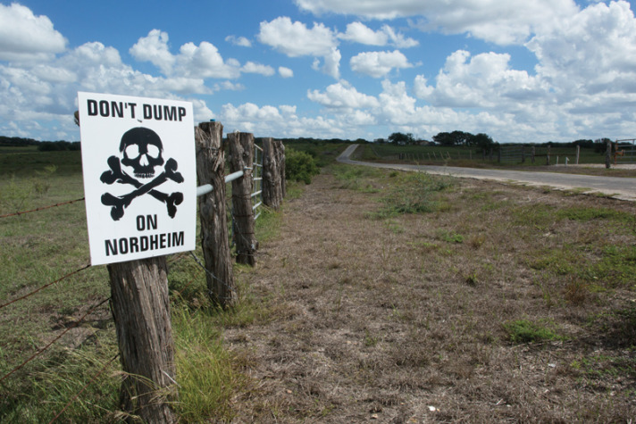 Hohn Road, near the proposed site for the controversial fracking waste pits.