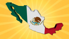 Mexico map sunburst