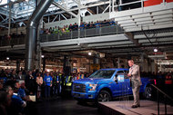William Clay Ford Jr., executive chairman of Ford, on Tuesday at the introduction of the new F-150 pickup, said gasoline consumption was a concern for drivers.