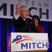 Senator Mitch McConnell and his wife, Elaine Chao, celebrated his re-election with supporters during a party in Louisville, Ky.