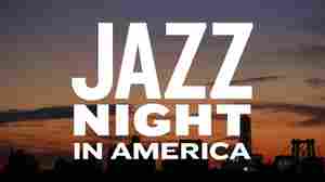 Jazz Night In America logo with sunset