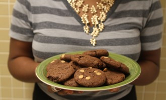 Pinbusters: Quadruple Chocolate Soft Fudgy Pudding Cookies