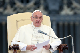 Pope attends His Weekly Audience St. Peter's Square