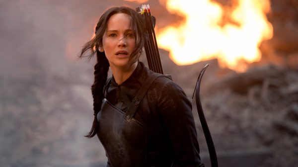 Jennifer Lawrence stars as Katniss Everdeen in "The Hunger Games: Mockingjay - Part1." (Lionsgate)