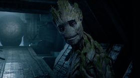 Groot in a screen shot from "Guardians of the Galaxy." (Marvel)