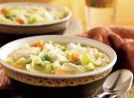 Chicken noodle soup can be part of a healthful diet.