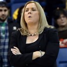  Pitt head coach Suzie McConnell-Serio watches as her team takes on Notre Dame at the Petersen Events Center in January.