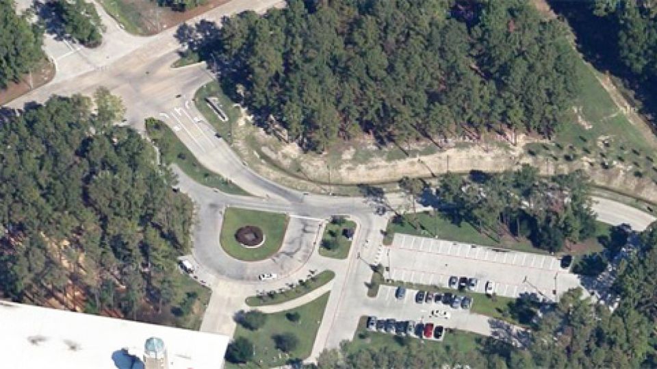 Google Maps view of the scene where shots were fired on the Lone Star College campus in North Harris