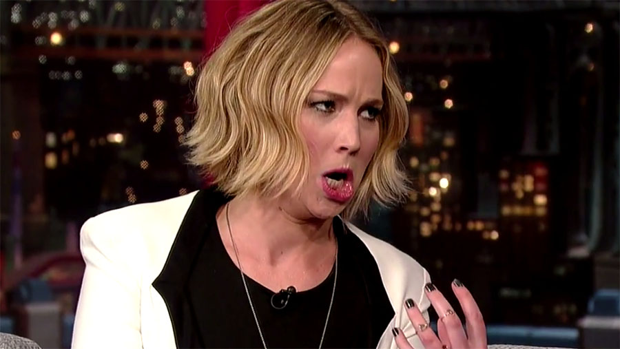 Watch Jennifer Lawrence and David Letterman sing the worst Christmas carol ever