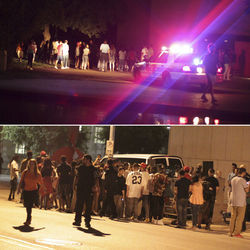 ENTERTAINMENT TURKEY OF THE YEAR
Kanye's planned "New Slaves" screenings at the Rothko Chapel (top) and downtown Houston Public Library didn't go quite as planned.