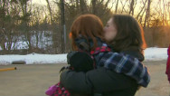 Emotional return to school for Sandy Hook