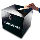Comment box cutout