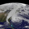 Hurricane Sandy strikes the East Coast on October 28, 2012. Forecasters are predicting an active hurricane season this year.