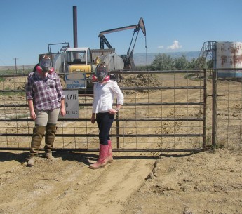 Women at drill site