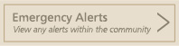 Emergency Alerts - View any alerts within the community