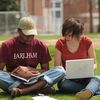 Earlham College Students Studying