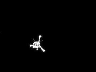 Rosetta Transmits Photos of Philae's Descent to Comet