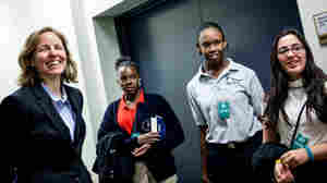 Megan Smith (left) is the new U.S. chief technology officer. We profiled her on Morning Edition this week.