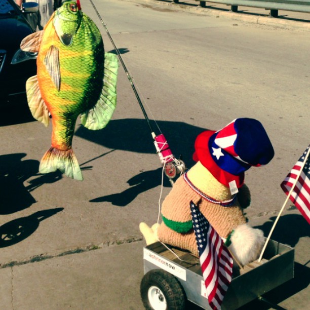 Fishin' chicken #mfrodeoparade