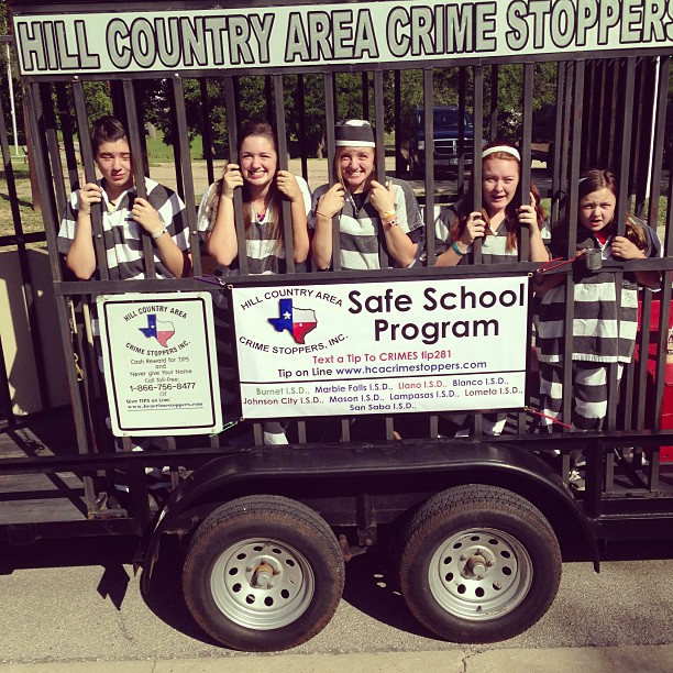 Crimestoppers IN THE FLOAT!