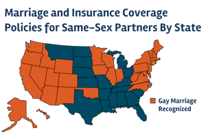 tan Marriage and Insurance Coverage Policies for Same-Sex Partners By State - for TAN slab