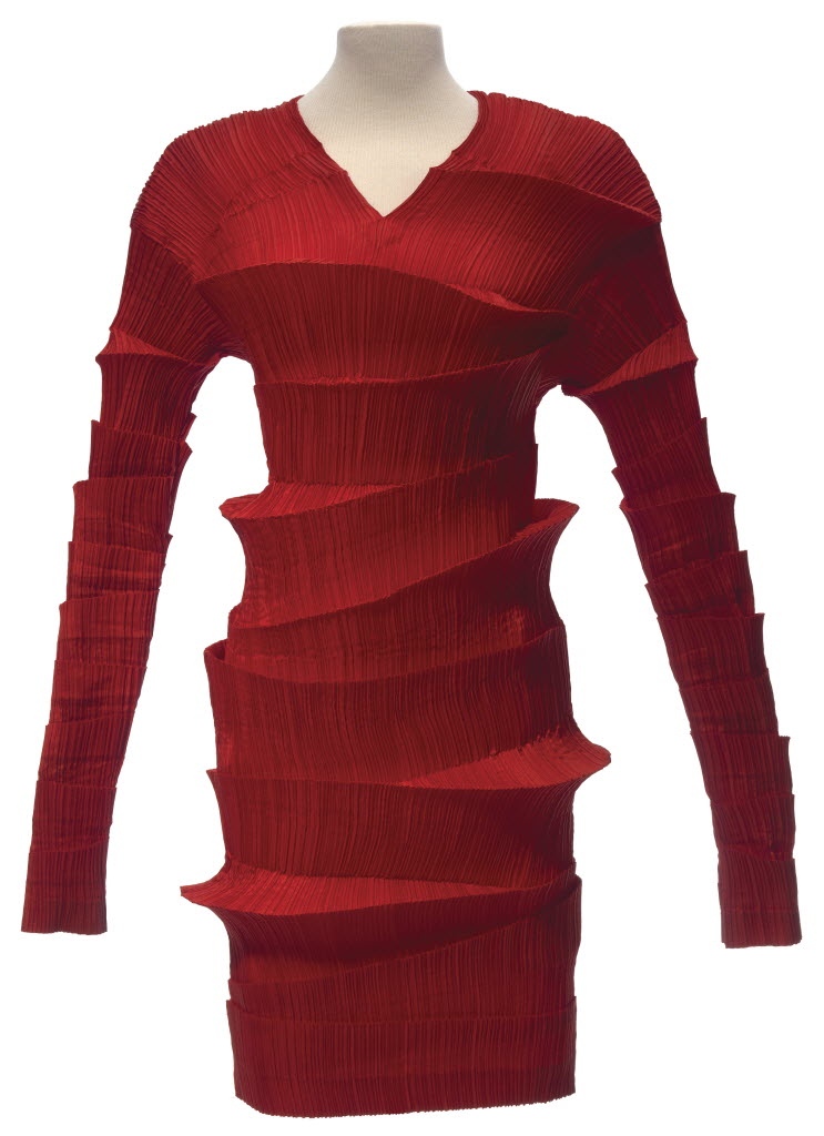 A polyester dress from Miyake's fall 1990 collection