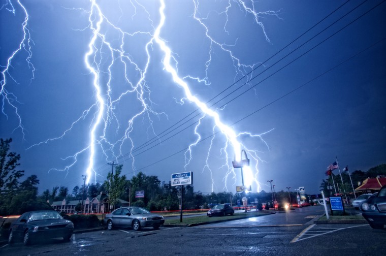 Storm strikes Bowling Green, Va. (Photo Credit: Jamie Betts)