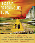 Register today for this exciting briefing on the LIE of the fracking boom! http://bit.ly/15P8RM7