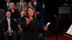 Candy Crowley, pictured moderating a 2012 presidential