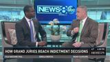 Legal analyst Peter Schutle joins with News 8's Marcus Moore to discuss  how grand juries reach indictment decisions, especially when involving police officers.
