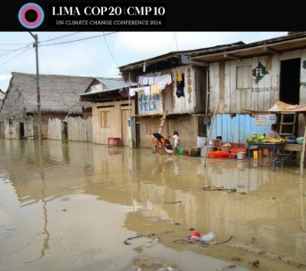 Floods, like this one in Peru, cause devastating human impacts.