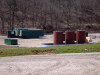 Tank farm and truck trailers related to Marcellus Shale gas