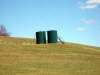 Holding tanks related to gas drilling near Houston Pennsylvania