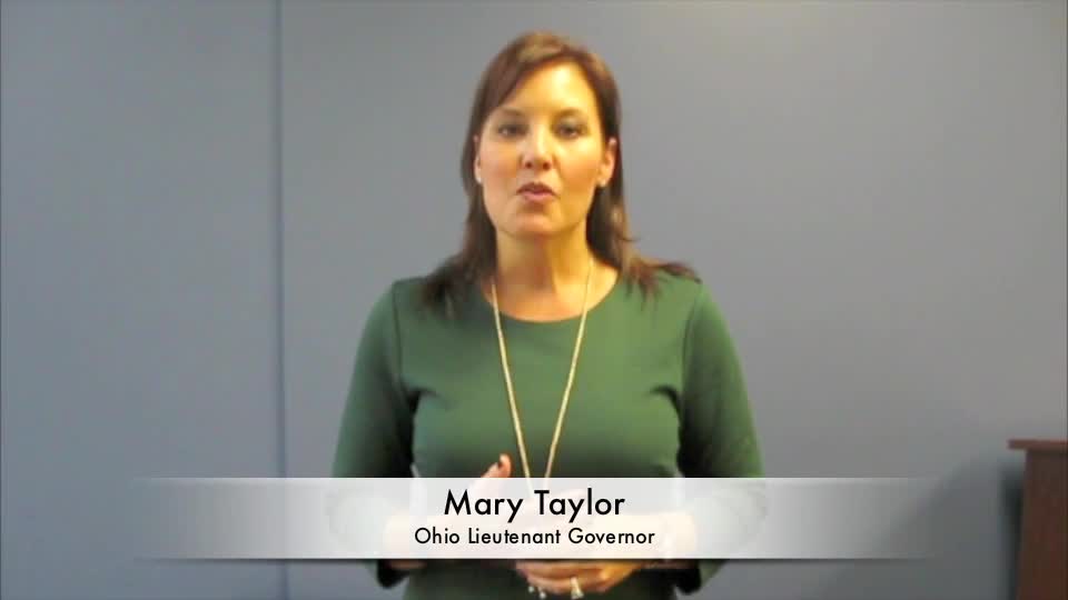 Ohio Lt. Gov. Mary Taylor talks making Ohio more business friendly (Video)